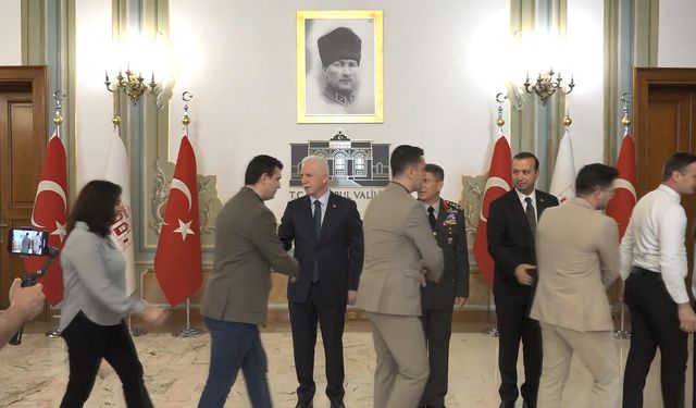 İstanbul Valiliği'nde bayramlaşma töreni