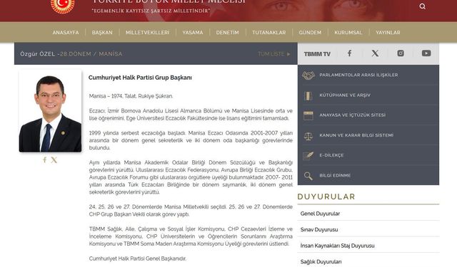 'Kılıçdaroğlu' yazısı TBMM'ye gönderildi