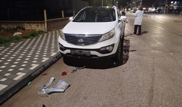 Motosiklet park halindeki cipe çarptı: 1 ölü, 1 yaralı