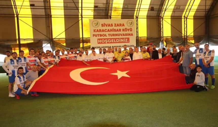 Karacahisar Köyü’nde futbol heyecanı