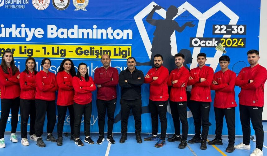 Erzincan’da iki kulüp, Türkiye Badminton Süper Lig’ine yükseldi