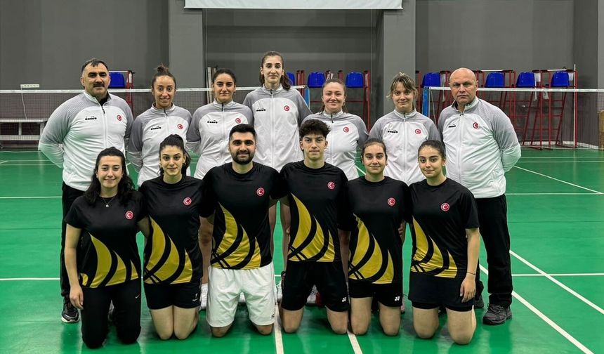 Erzincan’dan 8 sporcu, Badminton A Milli takımına davet edildi
