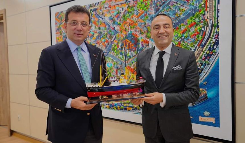 CHP’li Hasan Dalkıran, İBB Başkanı Ekrem İmamoğlu’na tebrik ziyaretinde