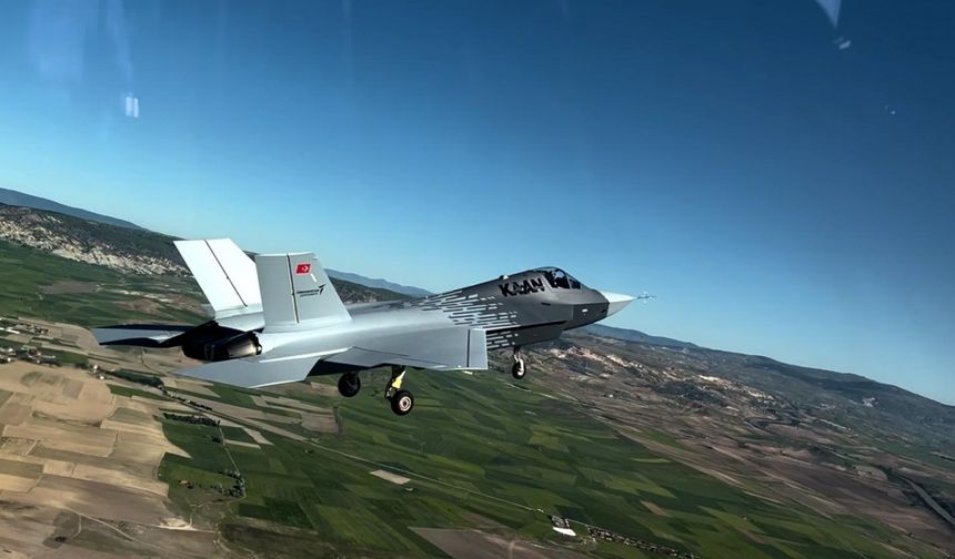Milli muharip savaş uçağı KAAN, ikinci test uçuşunu yaptı