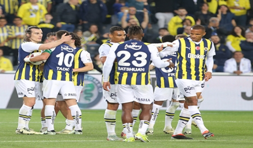 Fenerbahçe 3 puanı, 3 golle aldı