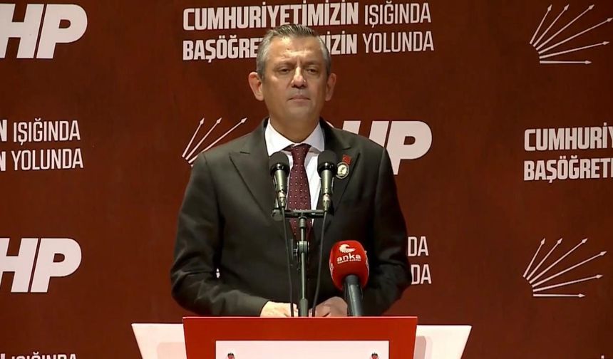 CHP lideri Özgür Özel: Eninde sonunda bir anayasa yapacağız