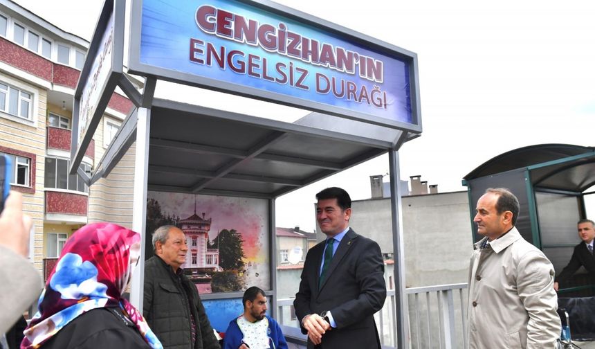 Trabzon’da özel gereksinimli Cengizhan’a özel durak