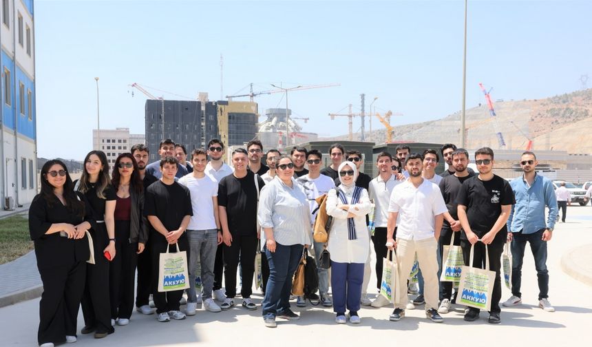 OSTİM Teknik Üniversitesi öğrencileri Akkuyu NGS sahasını ziyaret etti
