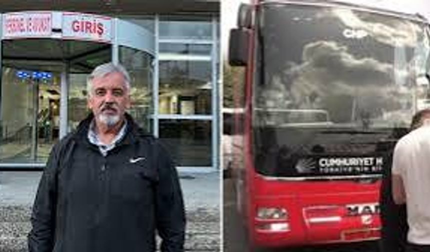 CHP otobüsünün şoförüne ev hapsi cezası verildi