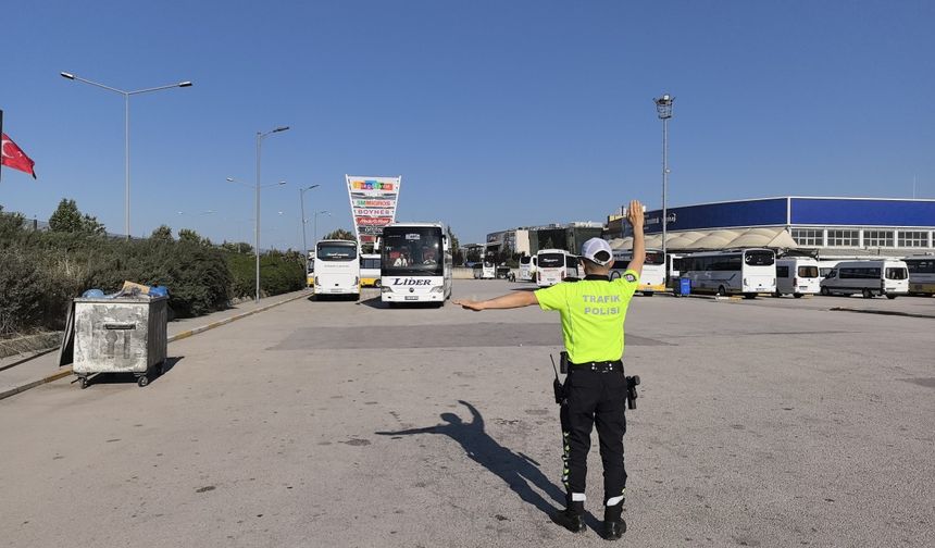 Bursa'da şehirlerarası otobüslerde ‘bayram’ denetimi