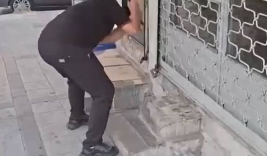 Bağcılar’da sinyal takibiyle kayıp telefonunu camı kırıp aldı