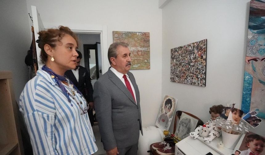 BBP Genel Başkanı Mustafa Destici’den Ahmet Minguzzi’nin ailesine ziyaret