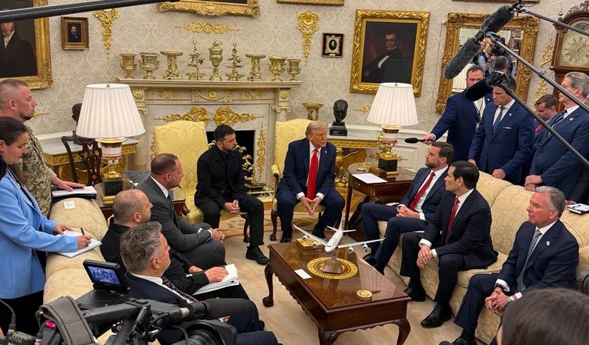 Beyaz Saray'da Trump-Zelenskiy görüşmesi başladı
