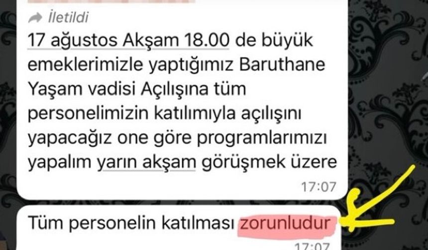 Beyoğlu Belediyesi’nden personeline mesajı Katılım zorunlu