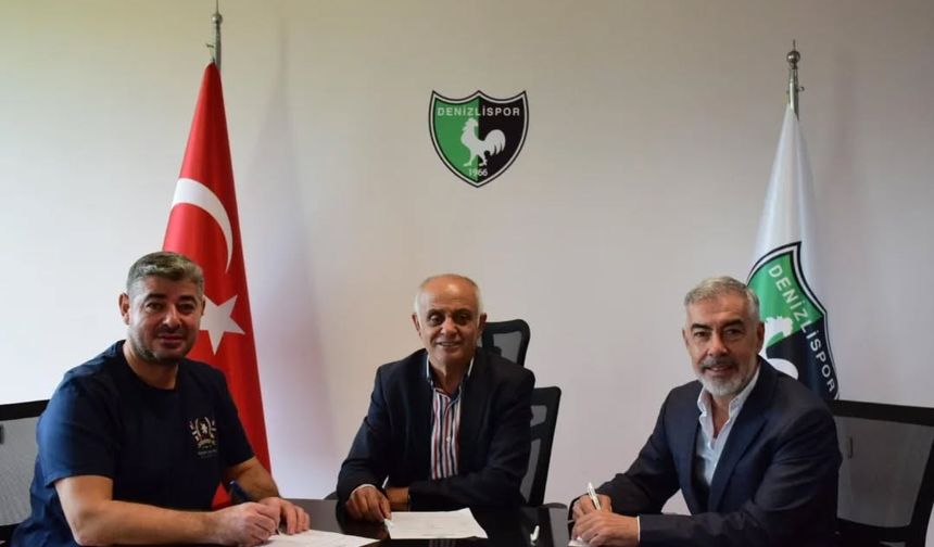 Denizlispor'a eski başkanı sponsor oldu