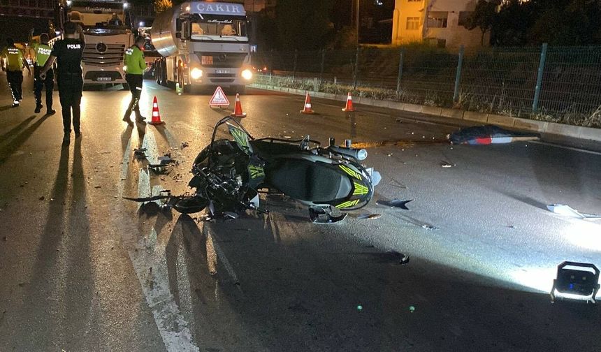 Muğla'da iş makinesine arkadan çarpan motosikletin sürücüsü öldü