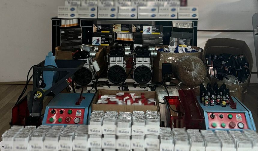 Zonguldak'ta 134 bini dolu, 570 bin kaçak makaron ele geçirildi