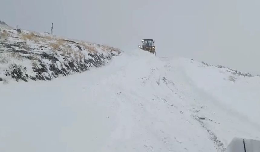Şırnak'ta kardan kapanan 6 köy yolu ulaşıma açıldı