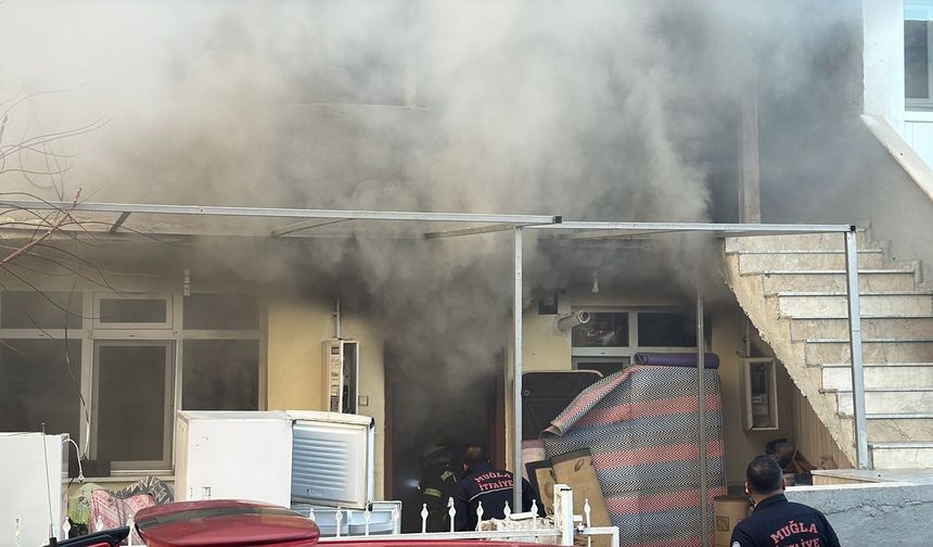 Muğla'da kavga sonrası yaşadığı evi ateşe verdiği öne sürülen kadın tutuklandı