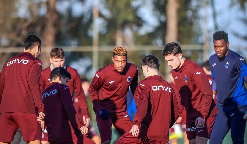 Trabzonspor'da Gençlerbirliği hazırlıkları sürdü