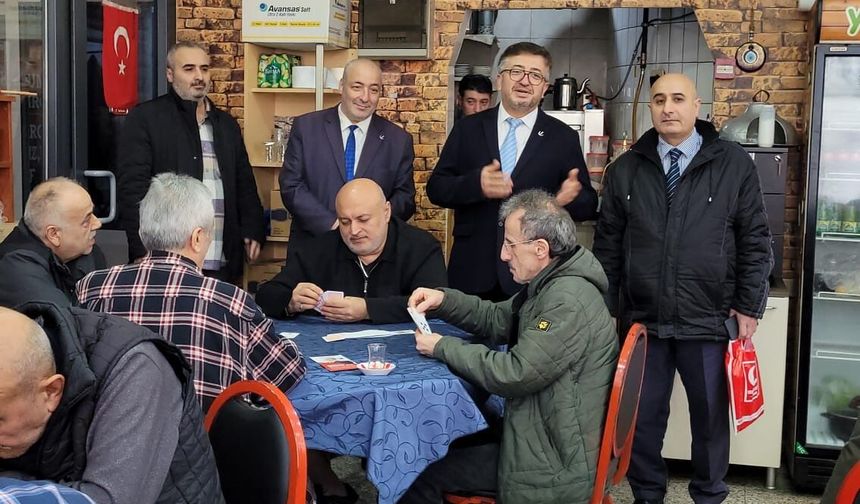 Yeniden Refah Şişli’de Sahada, Esnafı Ziyaret Etti