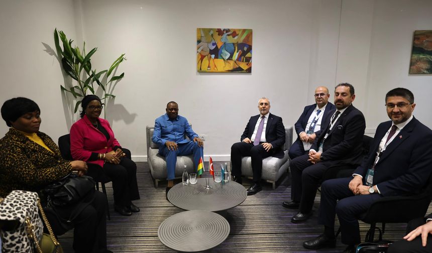 Bakan Işıkhan, Gana Çalışma Bakanı Pelpuo ile bir araya geldi