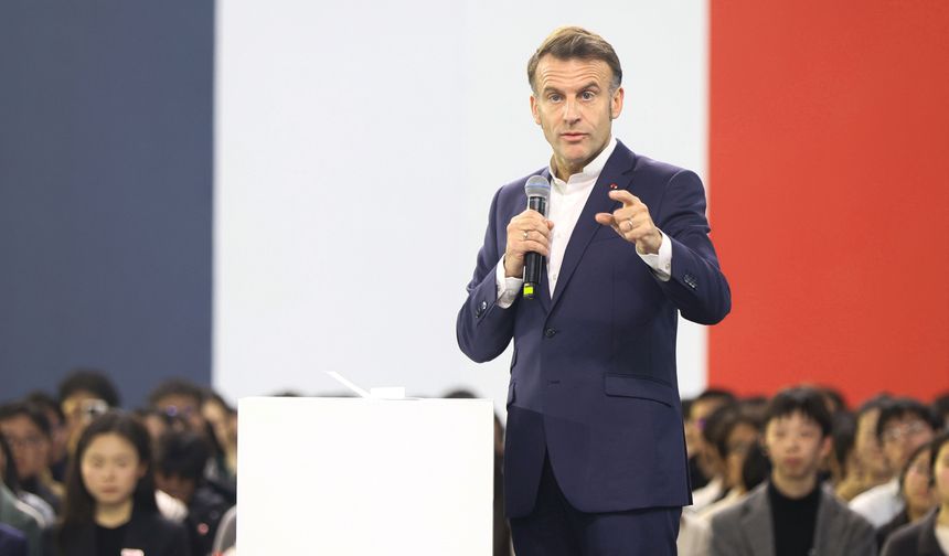 Fransa Cumhurbaşkanı Macron: Rusya, Ukrayna'da üçlü bir başarısızlık yaşıyor