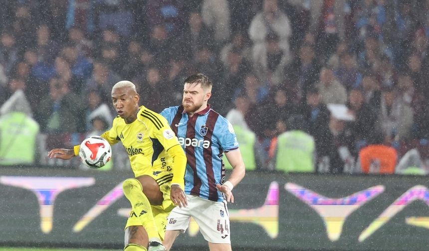 Trabzon’da nefes kesen maç Fenerbahçe 3-2 kazandı