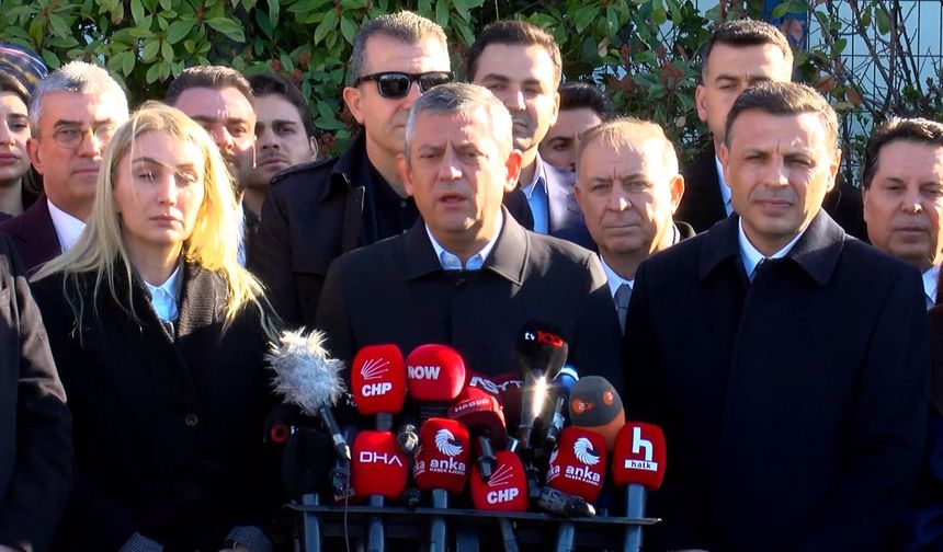 CHP Genel Başkanı Özgür Özel, Silivri'de konuştu