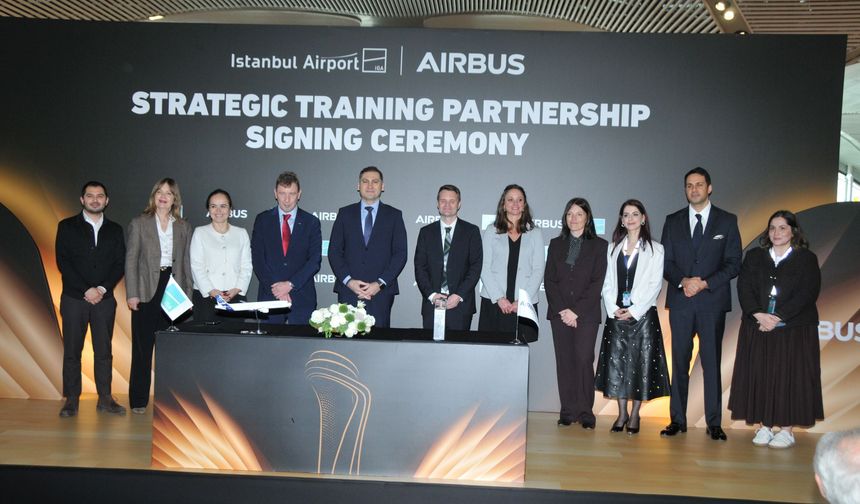 İstanbul Havalimanı işletmecisi İGA ile Airbus'tan eğitim ortaklığı