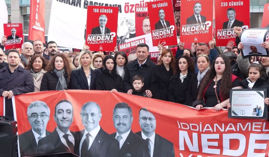 Özgür Çelik, Çağlayan Adliyesi önünde konuştu