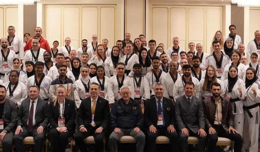 Dünya Taekwondo Federasyonu Başkanı Chungwon Choue İstanbul'da