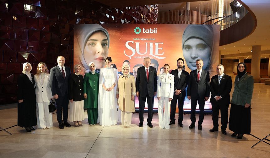 Emine Erdoğan'dan 'Şule Senin Hikayen' dizisinin galasına ilişkin paylaşım