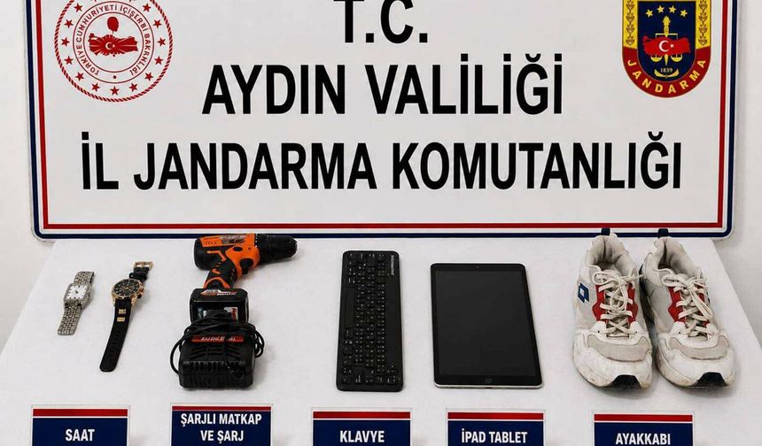 Komşusunun evini soyan şüpheli yakalandı