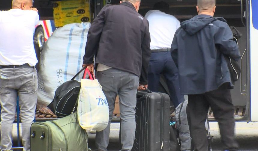 Kurban Bayramı öncesinde 15 Temmuz Demokrasi Otogarı'ndaki yoğunluk devam ediyor / Geniş haber- aktüel görüntü