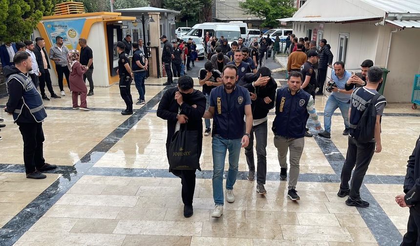 Şanlıurfa merkezli yasa dışı bahis operasyonunda 17 tutuklama